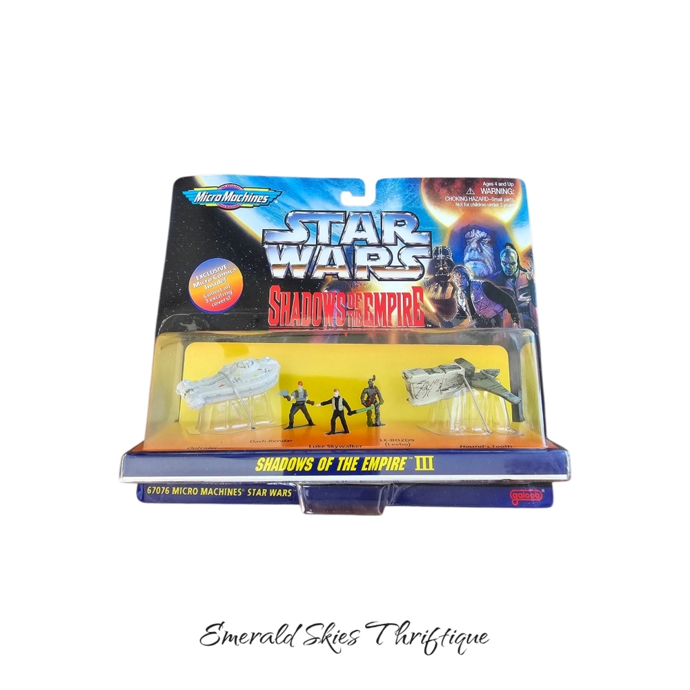 1995 Star Wars Shadows Of The Empire # III 3 Micro Machines Set Unit 67076 New
